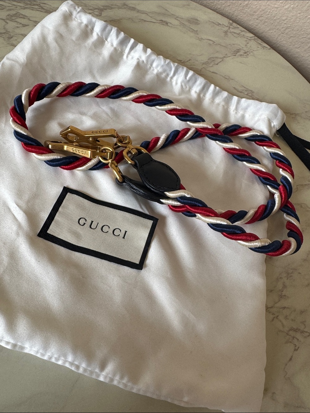 Gucci Sylvie Cord Style Bag Strap